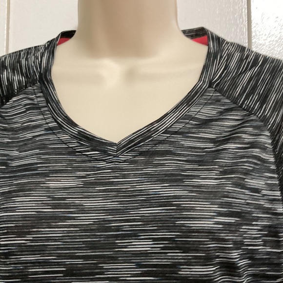 RBX Performance Athletic Top Long Sleeves Running  Live Life Active Space Gray - Picture 3 of 16